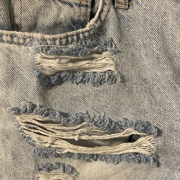 We The Free Light Blue Distressed High Rise Women Jeans - Picture 9 of 13